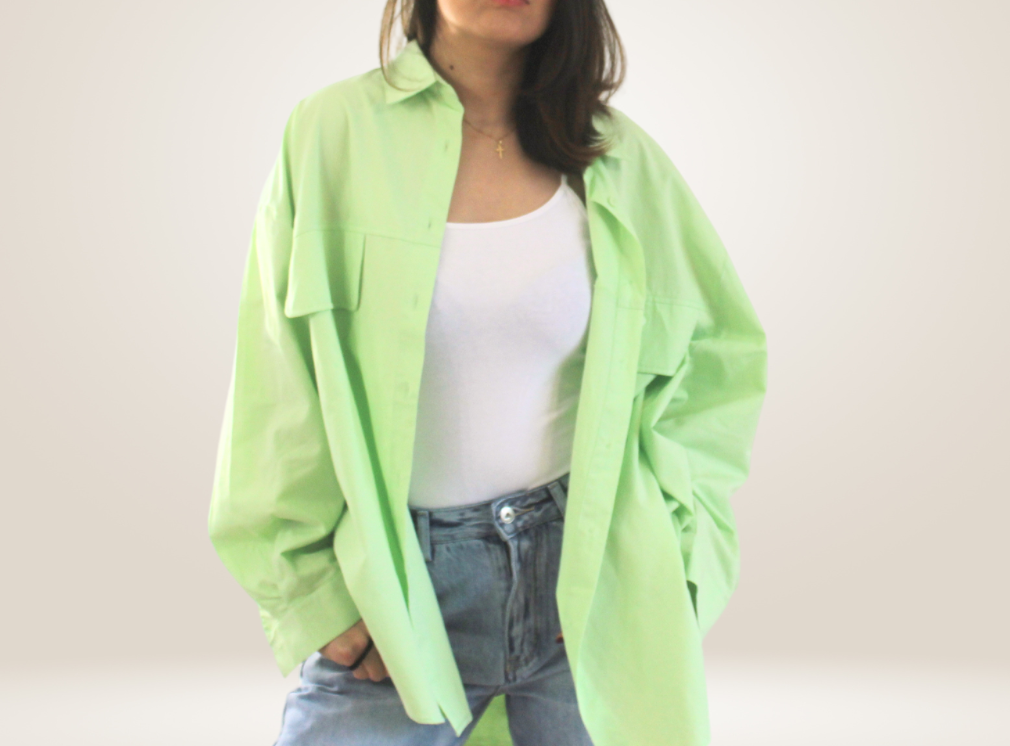 camisa verde , camisa 