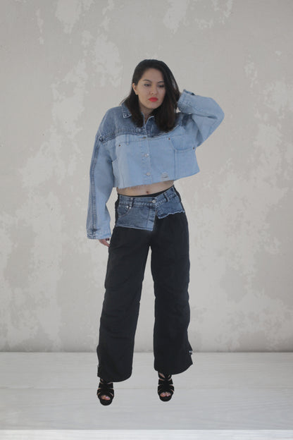 Jacket Denim Oversize Upcycling - NEW