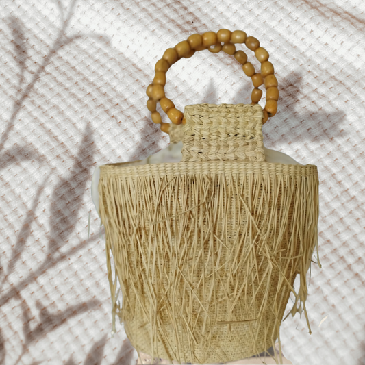 Cesta de playa - 100% Paja Toquilla