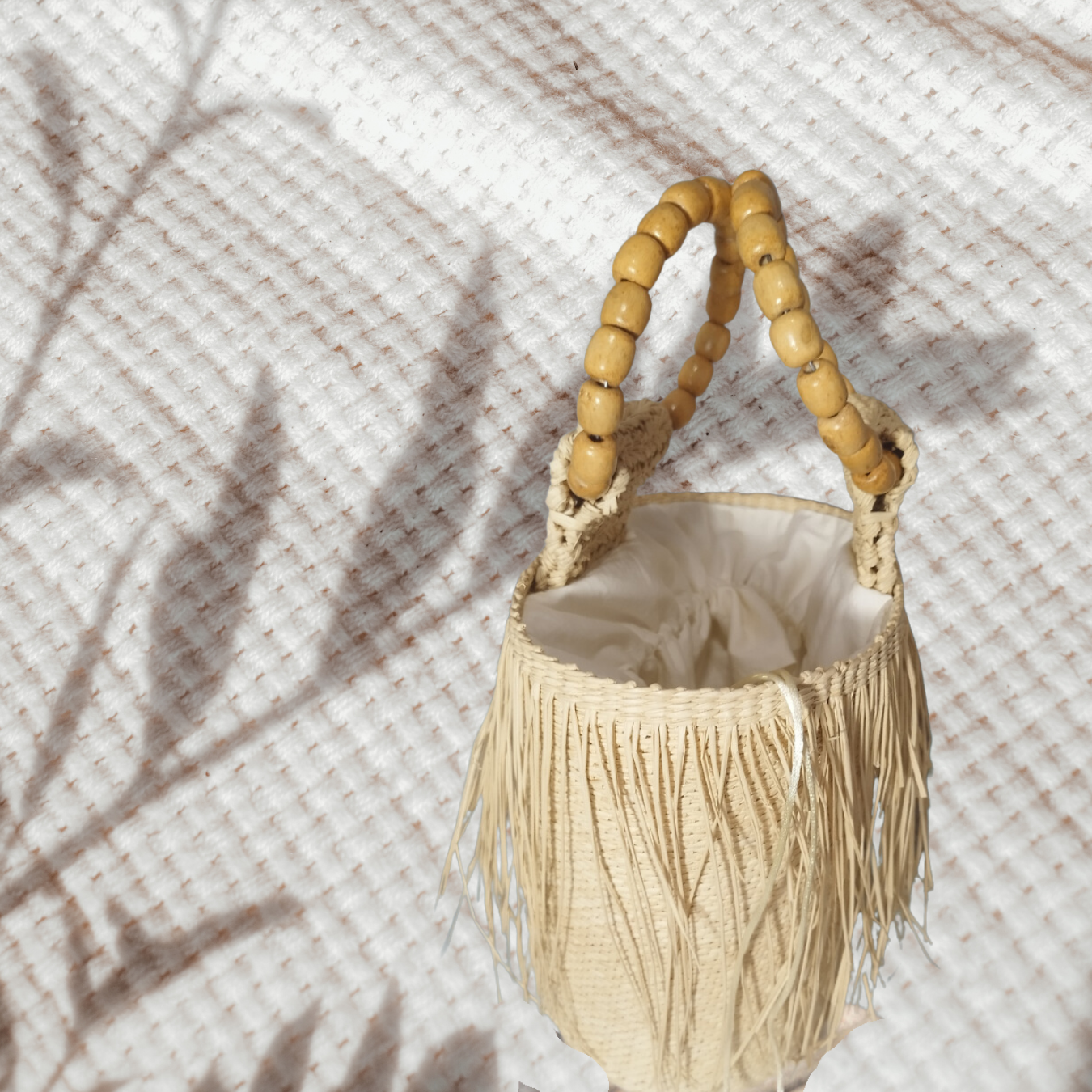 Cesta de playa - 100% Paja Toquilla