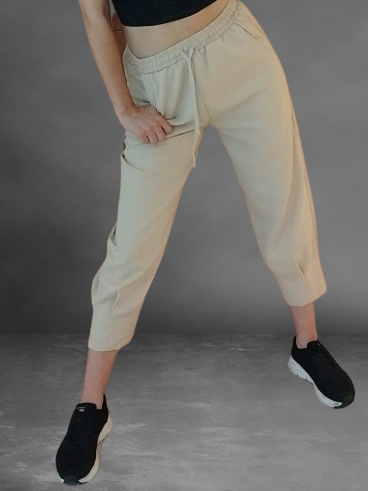 Pantalón Bombacho Beige